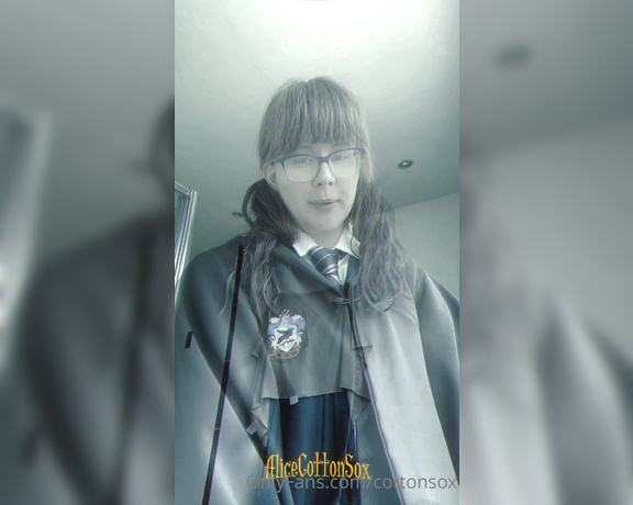 Alice CottonSox aka cottonsox OnlyFans Video - Moaning myrtle spying on you touching your cock  Bundle is coming soon Ive had a