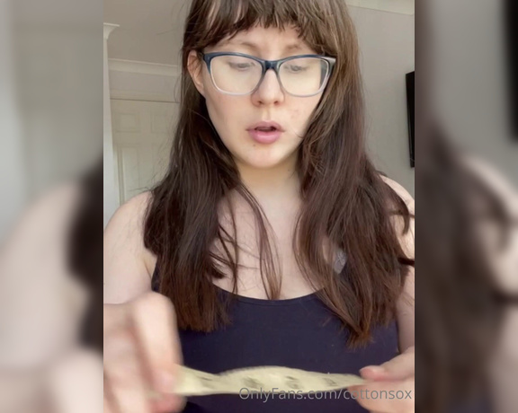 Alice CottonSox aka cottonsox OnlyFans Video - I had a request to measure my tongue and so thats what this is  love