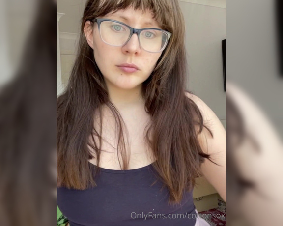 Alice CottonSox aka cottonsox OnlyFans Video - I had a request to measure my tongue and so thats what this is  love