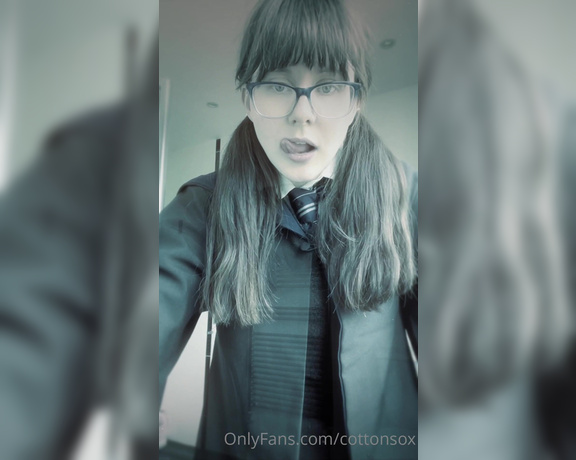 Alice CottonSox aka cottonsox OnlyFans Video - A much requested moaning myrtle JOI