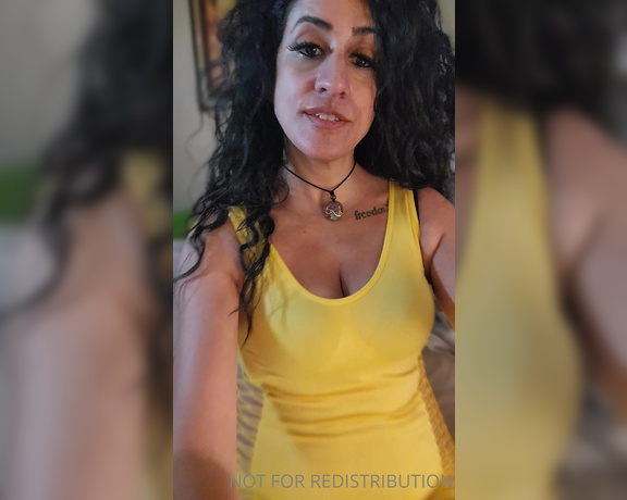 Imanxo aka imanxo OnlyFans Video - Do you want me to get fcked in this yellow sharmootah dress