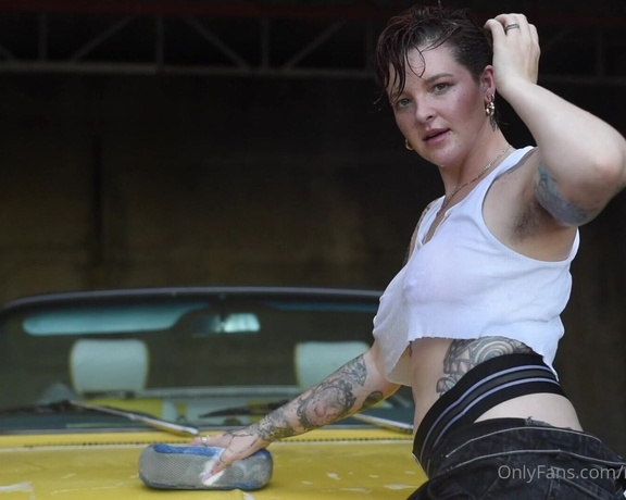 Rosamagnoliaxo - A little Saturday Treat How much would you tip me for washing your car 6D (09.07.2022)