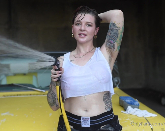 Rosamagnoliaxo - A little Saturday Treat How much would you tip me for washing your car 6D (09.07.2022)