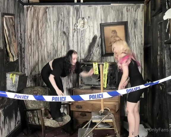 Kitty Marie aka kiittymarie OnlyFans Video - Two very naughty girls caught exploring an abandoned house get caught by security what ever are