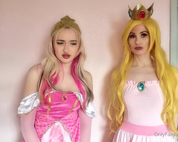 Kitty Marie aka kiittymarie OnlyFans Video - Princess peach and Princess aurora want to please their men