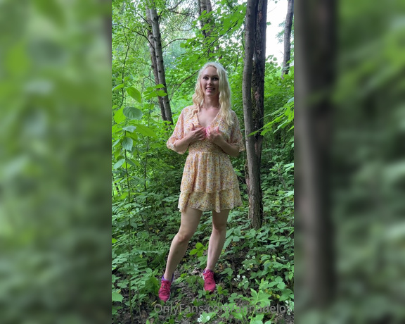 Anna Delos aka annadelos OnlyFans Video - 07-04-2022 - Forest flashing for you