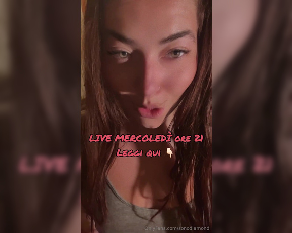 SonoDiamond aka sonodiamond OnlyFans Video - 02-06-2024 - LIVE MERCOLEDÌ 21