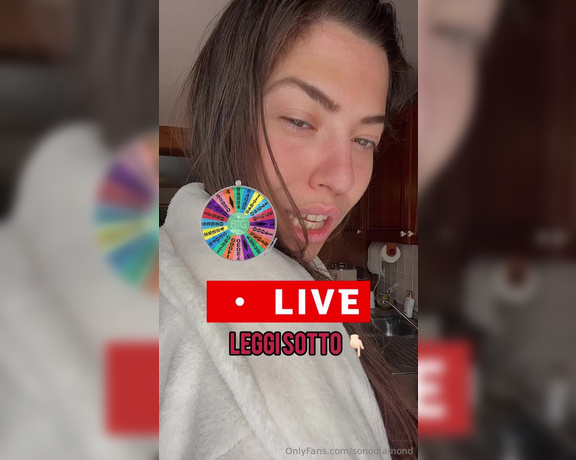 SonoDiamond aka sonodiamond OnlyFans Video - 02-12-2024 - LA LIVE È STASERA Ruota della fortuna  Dalle 21