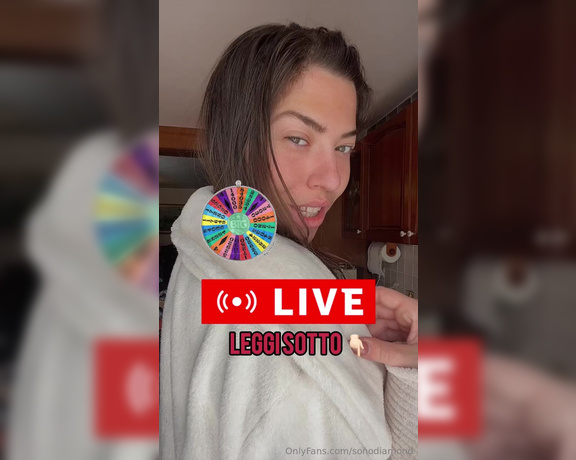 SonoDiamond aka sonodiamond OnlyFans Video - 02-12-2024 - LA LIVE È STASERA Ruota della fortuna  Dalle 21