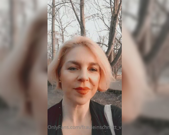 Fräulein Schmitt aka frauleinschmitt_vip OnlyFans Video - 02-25-2021 - Greetings from a walk in the woods