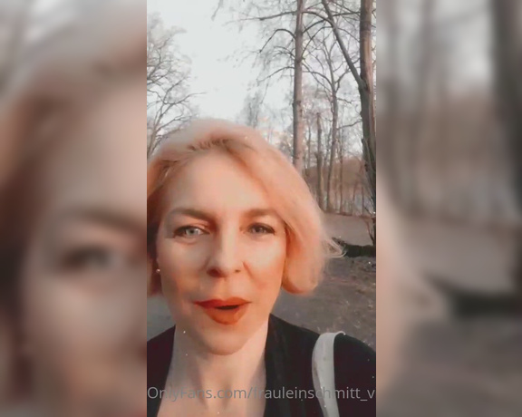 Fräulein Schmitt aka frauleinschmitt_vip OnlyFans Video - 02-25-2021 - Greetings from a walk in the woods