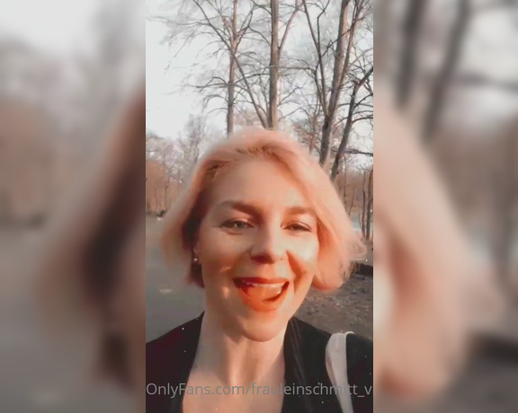 Fräulein Schmitt aka frauleinschmitt_vip OnlyFans Video - 02-25-2021 - Greetings from a walk in the woods