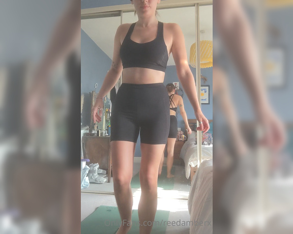 Reed Amber X aka reedamberx OnlyFans Video - 07-20-2021 - Showing off my thicc booty  And some videos of my first work out  hows