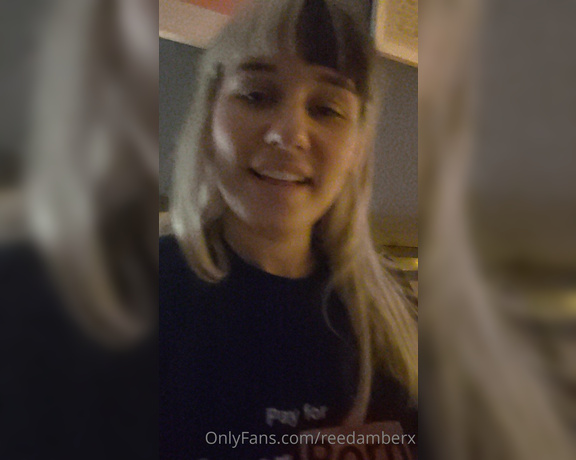 Reed Amber X aka reedamberx OnlyFans Video - 11-05-2021 - Lil nipple play before my sister comes into my room to watch a movie with me