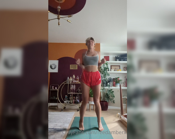 Reed Amber X aka reedamberx OnlyFans Video - 06-24-2022 - Was bored during my warm up so thought I would get my tits out for you