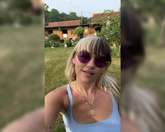 Reed Amber X aka reedamberx OnlyFans Video - 07-07-2023 - Naughty farmer girl  Been partying on a farm this week and had to sneak round