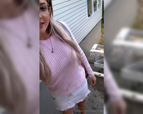 Layla Kelly aka laylakellyvip OnlyFans Video - 03-31-2024 - I felt so naughty leaving the house like this