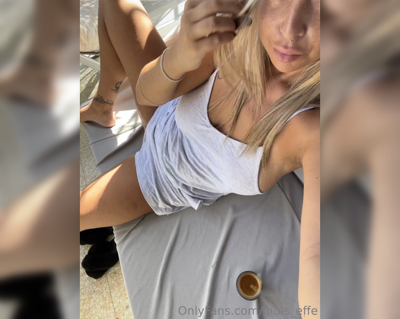 Giuls_Effe aka giuls_effe OnlyFans Video - 07-28-2023 - Piccola pausa caffè  e si ricomincia _ ho anche messo la nuova tenda ombreggiante così