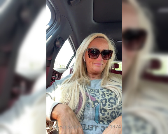 Daphne Love aka daphnelove1974 OnlyFans Video - 07-25-2023 - Sneaking in a boobie vid while in my car at lunch