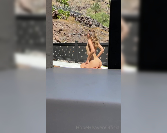 Hope Heaven aka thehopeheaven OnlyFans Video - 03-28-2023 - I just wanted to relax in the sun