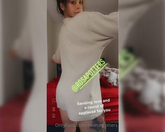 Foxxxy Potters aka foxxxypotters OnlyFans Video - 06-03-2021 - hello and happy Thursday my lil foxes lt3 come see me clap my booty for u