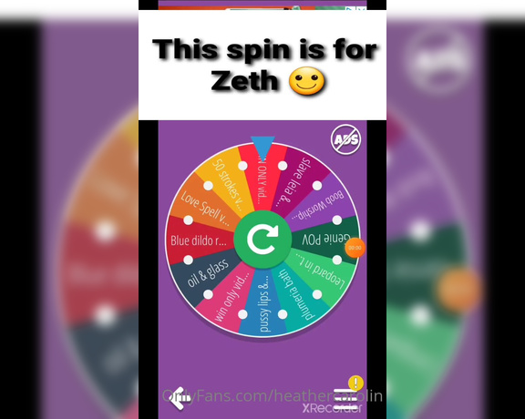 Heather Carolin aka heathercarolin OnlyFans - Todays spins are going up now This one is for Zeth Each post 141854