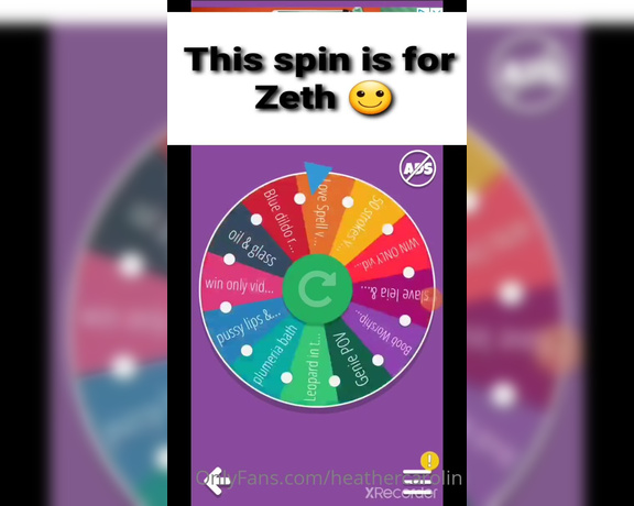 Heather Carolin aka heathercarolin OnlyFans - Todays spins are going up now This one is for Zeth Each post 141854