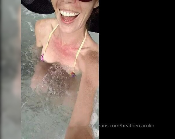 Heather Carolin aka heathercarolin OnlyFans - Tropical Micro Bikini at the BEACH and in the OCEAN Come play wi 256325