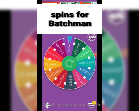 Heather Carolin aka heathercarolin OnlyFans - These spins are for batchman 551333