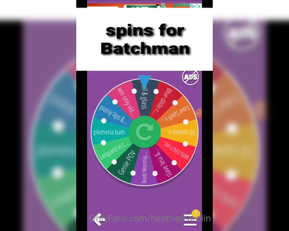 Heather Carolin aka heathercarolin OnlyFans - These spins are for batchman 551333