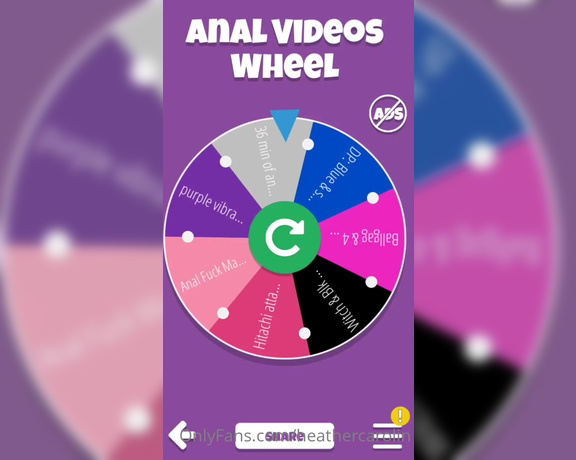 Heather Carolin aka heathercarolin OnlyFans - This spin is for Matt TY for spinning the ANAL VIDEOS wheel T 598844