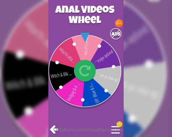 Heather Carolin aka heathercarolin OnlyFans - This spin is for Matt TY for spinning the ANAL VIDEOS wheel T 598844