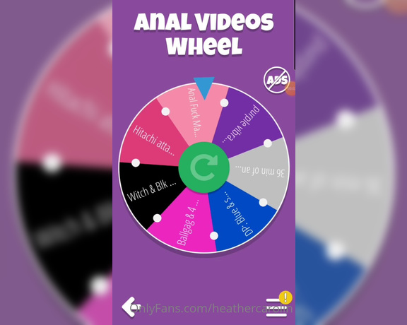 Heather Carolin aka heathercarolin OnlyFans - Look what P won on the wheel hours left before this wheel i 966559