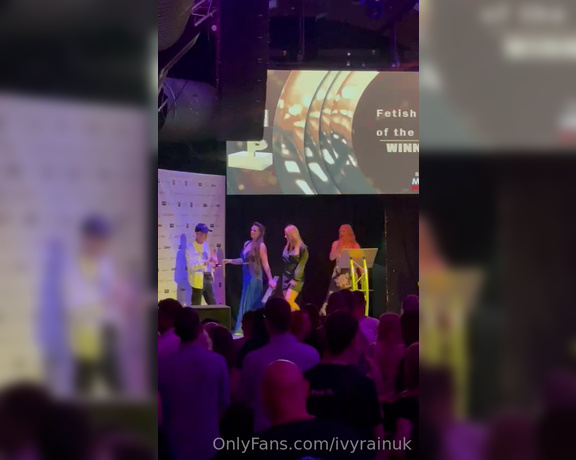 Ivy Rain aka ivyrainuk OnlyFans - SNAP awards BTS tequila shots snipet of presenting the award fo 810204