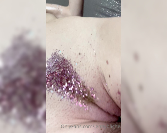 Jenny Blighe aka jennyblighe OnlyFans - Some vid footage of the aftermath of last nights glitter cum show 796067