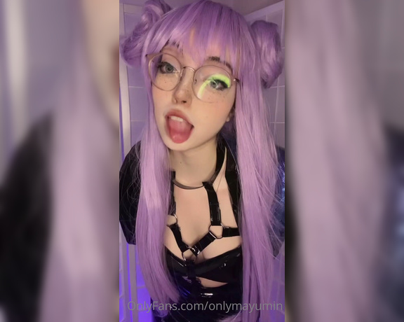 Mayumin aka glowingmayu OnlyFans - Little ahegao for you but dont look too much okay Im kinda shy 869348