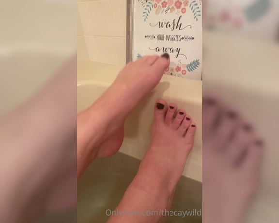 Cay Wild aka thecaywild - 06-22-2023 OnlyFans Video - Im always in the bath tub, but no reason you cant join me PS I have