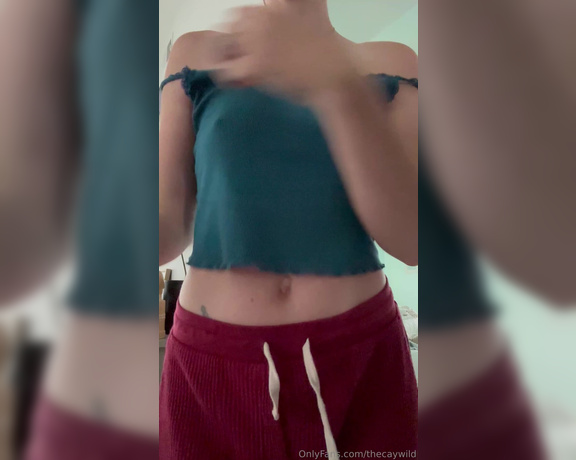 Cay Wild aka thecaywild - 06-18-2024 OnlyFans Video - Just a little titty flash I tried