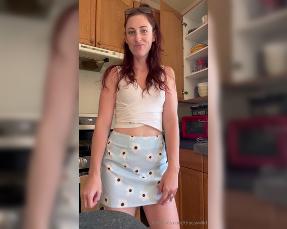 Cay Wild aka thecaywild - 05-27-2024 OnlyFans Video - A real life look at what moms do while we bake for our Memorial Day BBQ