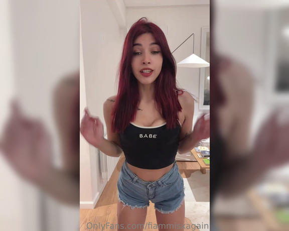 Fiamma Mis aka fiammisxagain - 09-12-2022 OnlyFans Video - Me encontraron  siempre pierdo en estos juegos