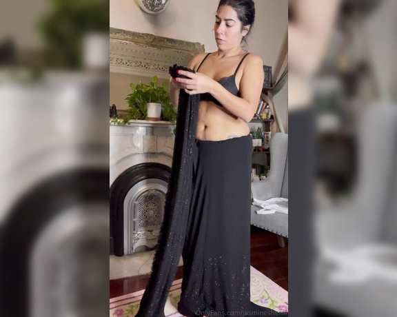 Jasmine Sherni aka jasminesherni - 02-09-2024 OnlyFans Video - Saree BTS for those of you who want to see my full progress videos of draping