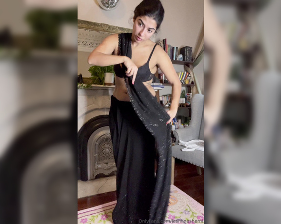 Jasmine Sherni aka jasminesherni - 02-09-2024 OnlyFans Video - Saree BTS for those of you who want to see my full progress videos of draping