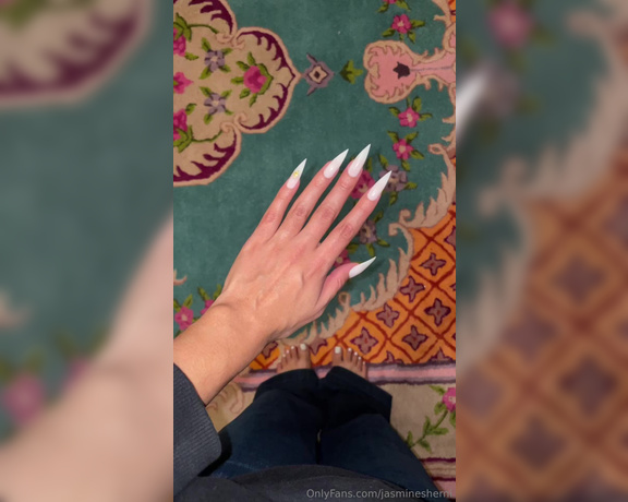 Jasmine Sherni aka jasminesherni - 01-23-2024 OnlyFans Video - Nut White nails and toes for AVN