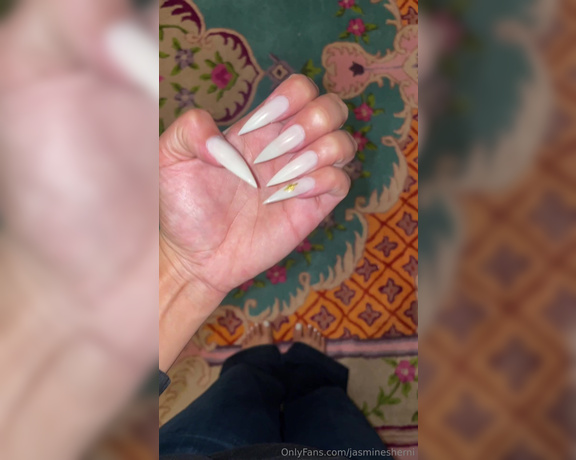 Jasmine Sherni aka jasminesherni - 01-23-2024 OnlyFans Video - Nut White nails and toes for AVN