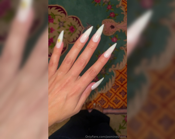 Jasmine Sherni aka jasminesherni - 01-23-2024 OnlyFans Video - Nut White nails and toes for AVN