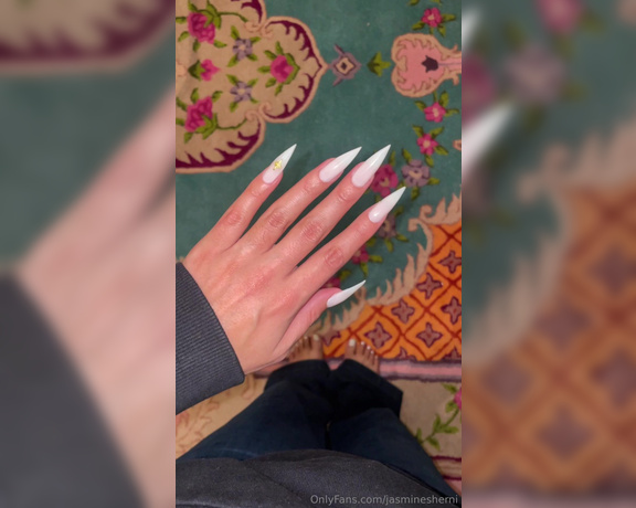 Jasmine Sherni aka jasminesherni - 01-23-2024 OnlyFans Video - Nut White nails and toes for AVN