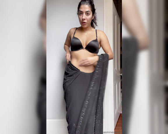 Jasmine Sherni aka jasminesherni - 02-09-2024 OnlyFans Video - Saree BTS for those of you who want to see my full progress videos of draping