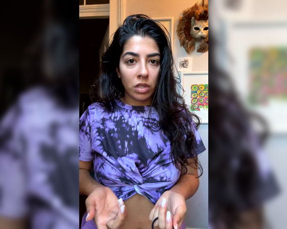 Jasmine Sherni aka jasminesherni - 09-17-2024 OnlyFans Video - Stream started at 09172024 1239 pm morning live stream getting my septum ring and nose piercing