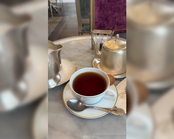 Kiara Lord aka kiaralord - 03-21-2024 OnlyFans Video - Afternoon tea