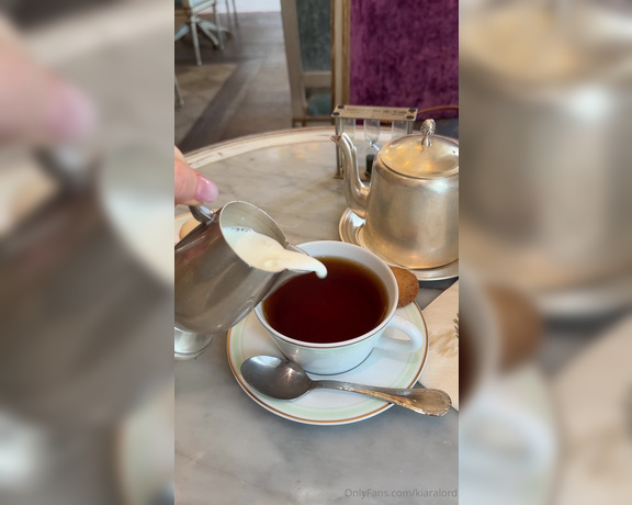 Kiara Lord aka kiaralord - 03-21-2024 OnlyFans Video - Afternoon tea